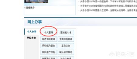 如何网上查询个人社保情况？